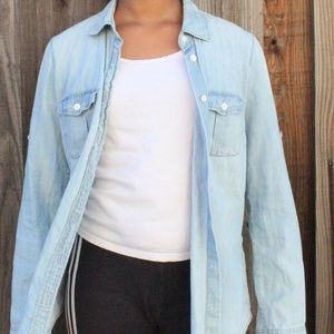 J. Crew Denim Button Up Long Sleeve GREAT PRICE